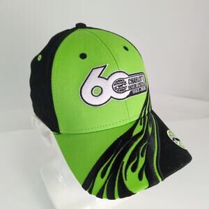 NWT Charlotte Motor Speedway 60th Anniversary 2020 Baseball Hat Ball Cap Flames